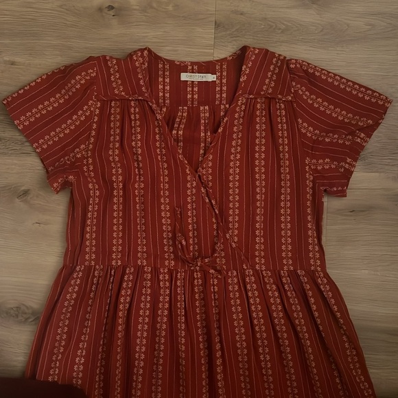 Christy Dawn “Dawn Dress” in Hibiscus Zinnia Stripe - Picture 9 of 10